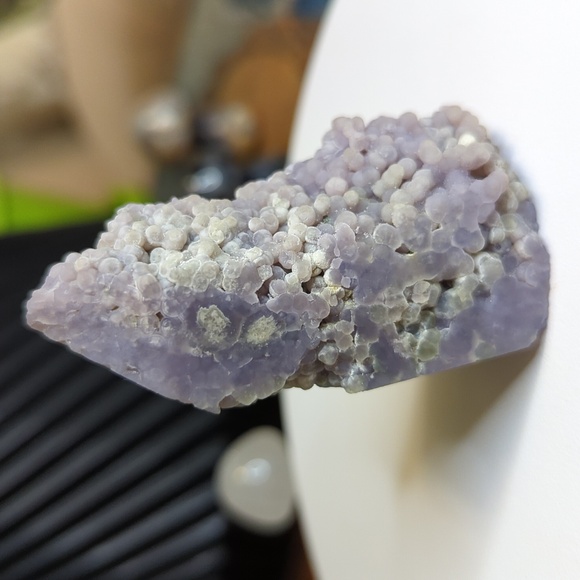 Grape Agate With Green Agate Tower - Picture 5 of 5